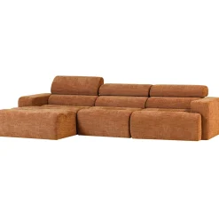 Woood Chaise Longue Bank Novi Links Oranje Melange