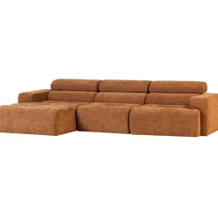 Woood Chaise Longue Bank Novi Links Oranje Melange