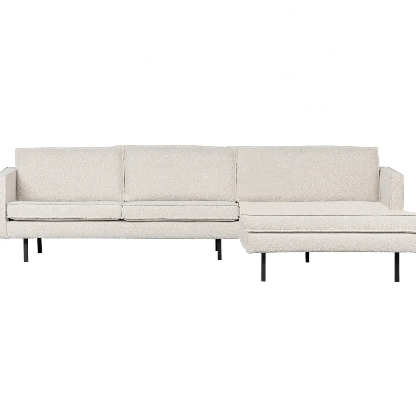 Woood Chaise Longue Bank Rodeo Rechts Bouclé Naturel