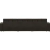 Woood Chaise Longue Bank Second Date Links Vintage Antraciet