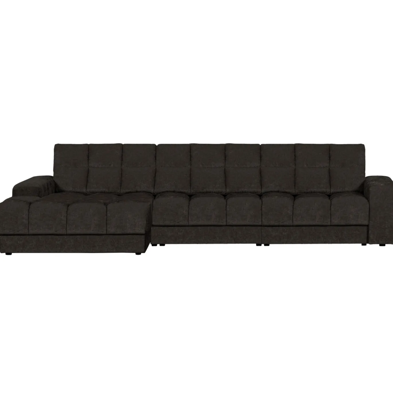 Woood Chaise Longue Bank Second Date Links Vintage Antraciet