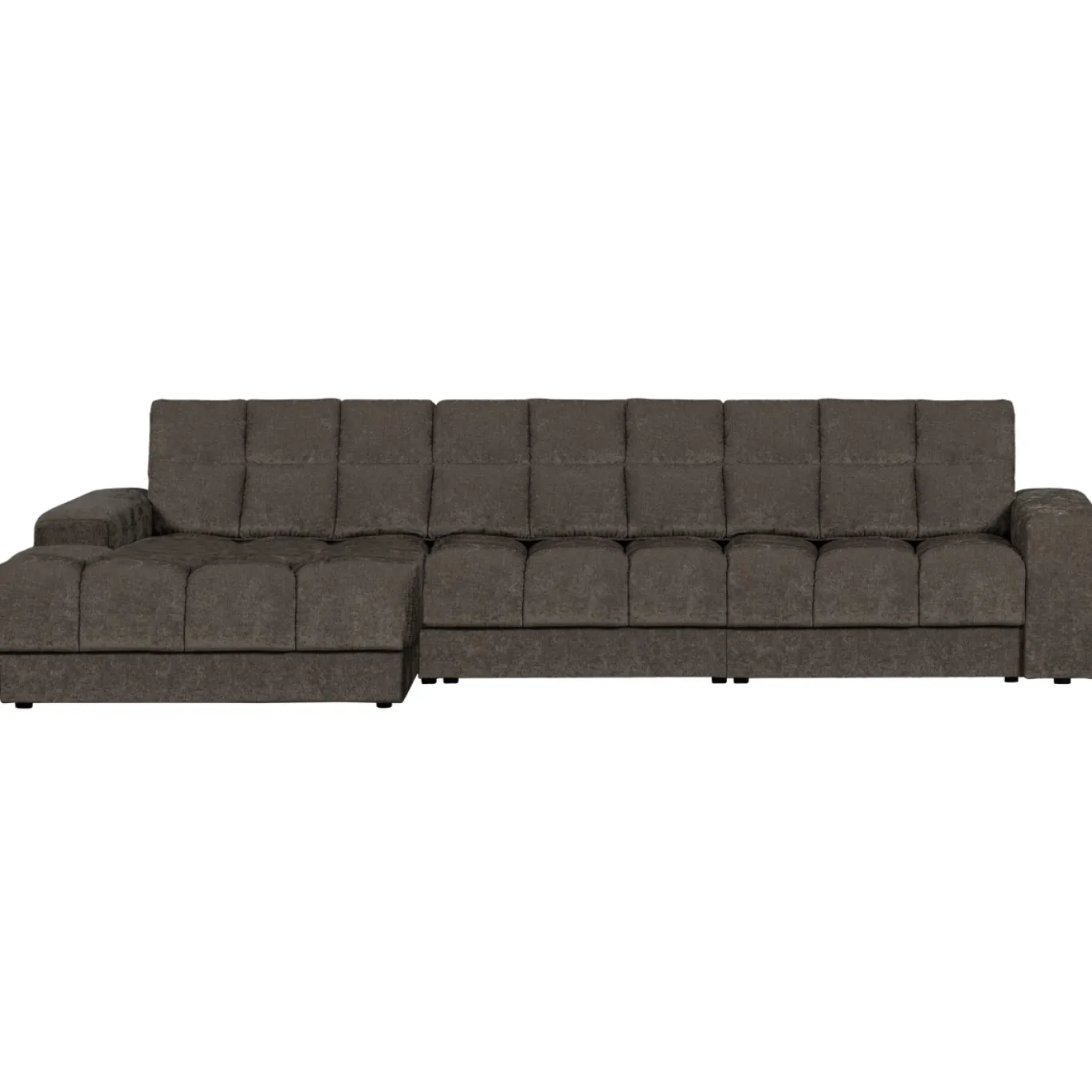 Woood Chaise Longue Bank Second Date Links Vintage Warm Grijs