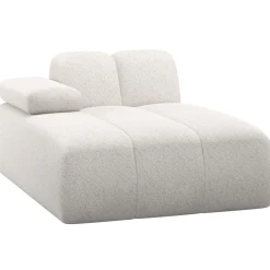 Woood Chaise Longue Mojo Element Links Wollig Ecru