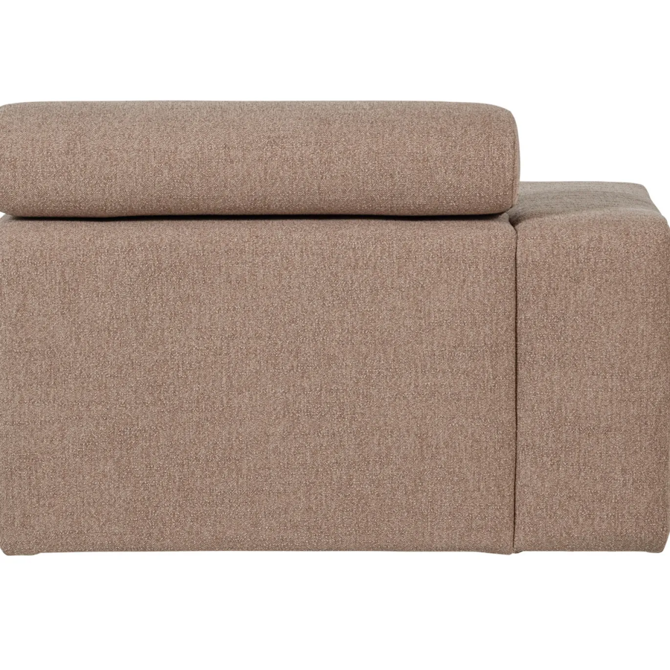 Woood Chaise Longue Novi Element Arm Links Bouclé Taupe