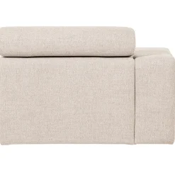 Woood Chaise Longue Novi Element Arm Links Bouclé Naturel