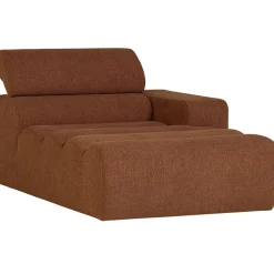 Woood Chaise Longue Novi Element Arm Rechts Bouclé Terra