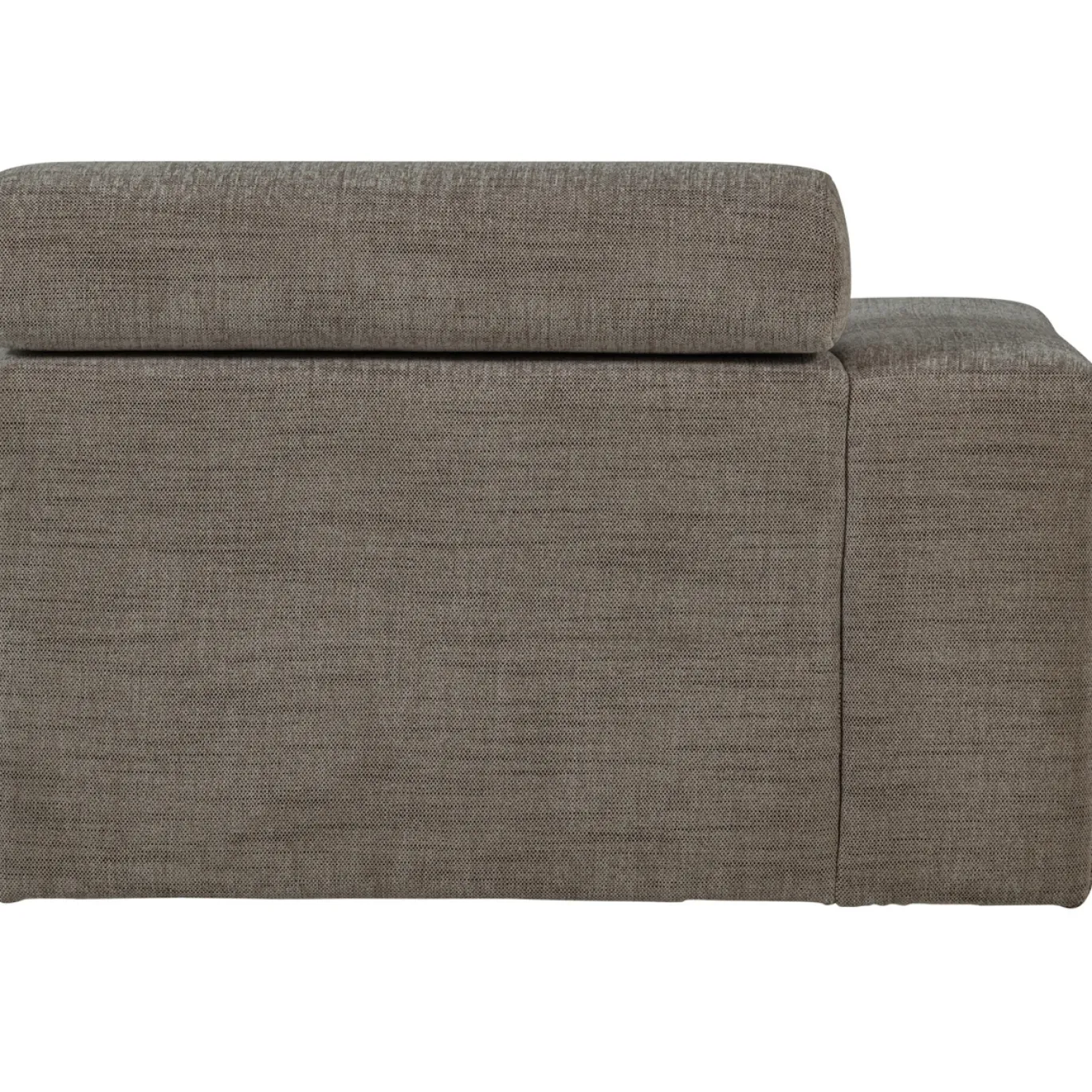 Woood Chaise Longue Novi Element Arm Links Grijs Melange