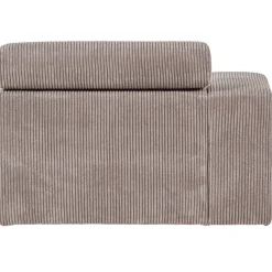 Woood Chaise Longue Novi Element Arm Links Ribstof Zand