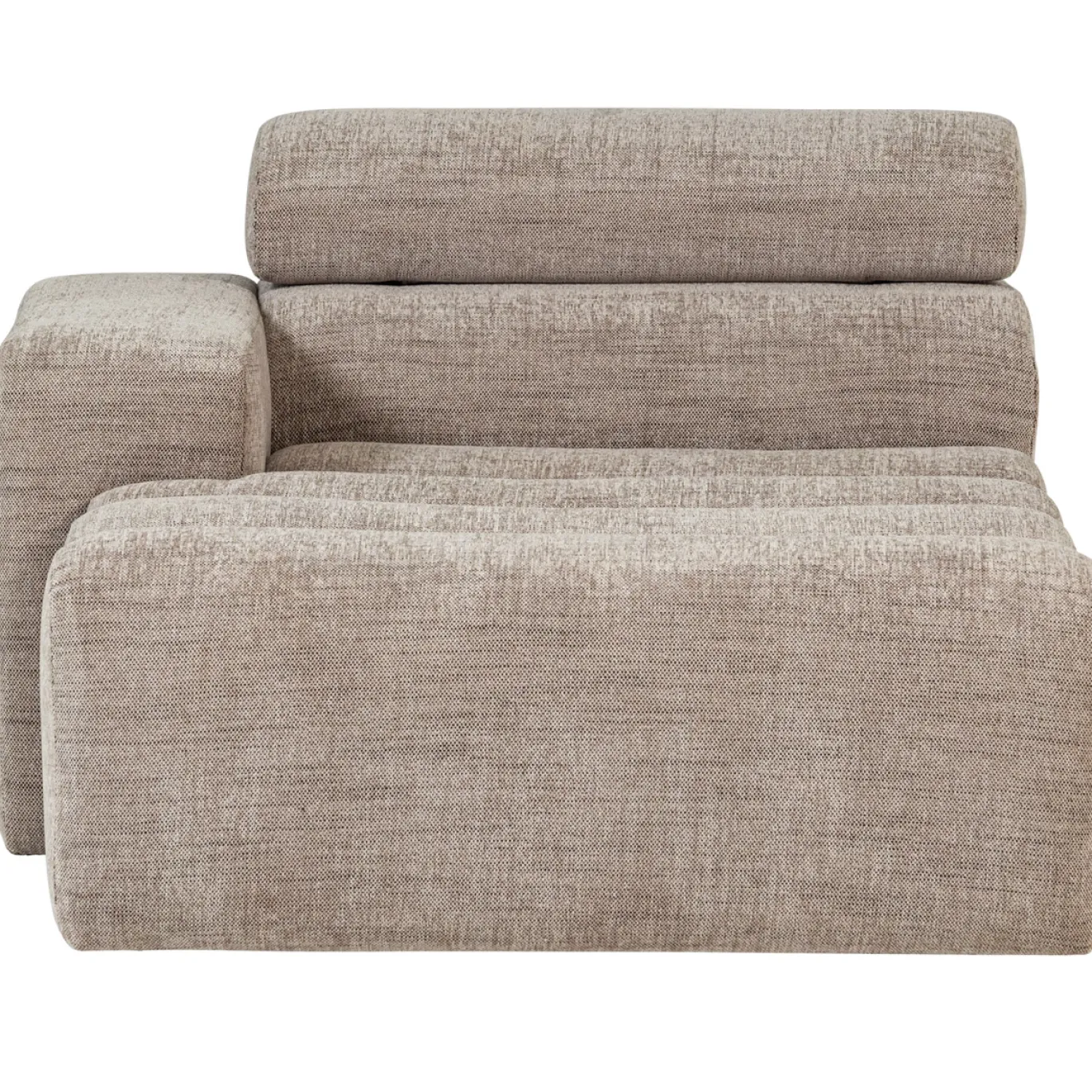 Woood Chaise Longue Novi Element Arm Links Naturel Melange