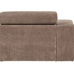 Woood Chaise Longue Novi Element Arm Links Ribstof Taupe