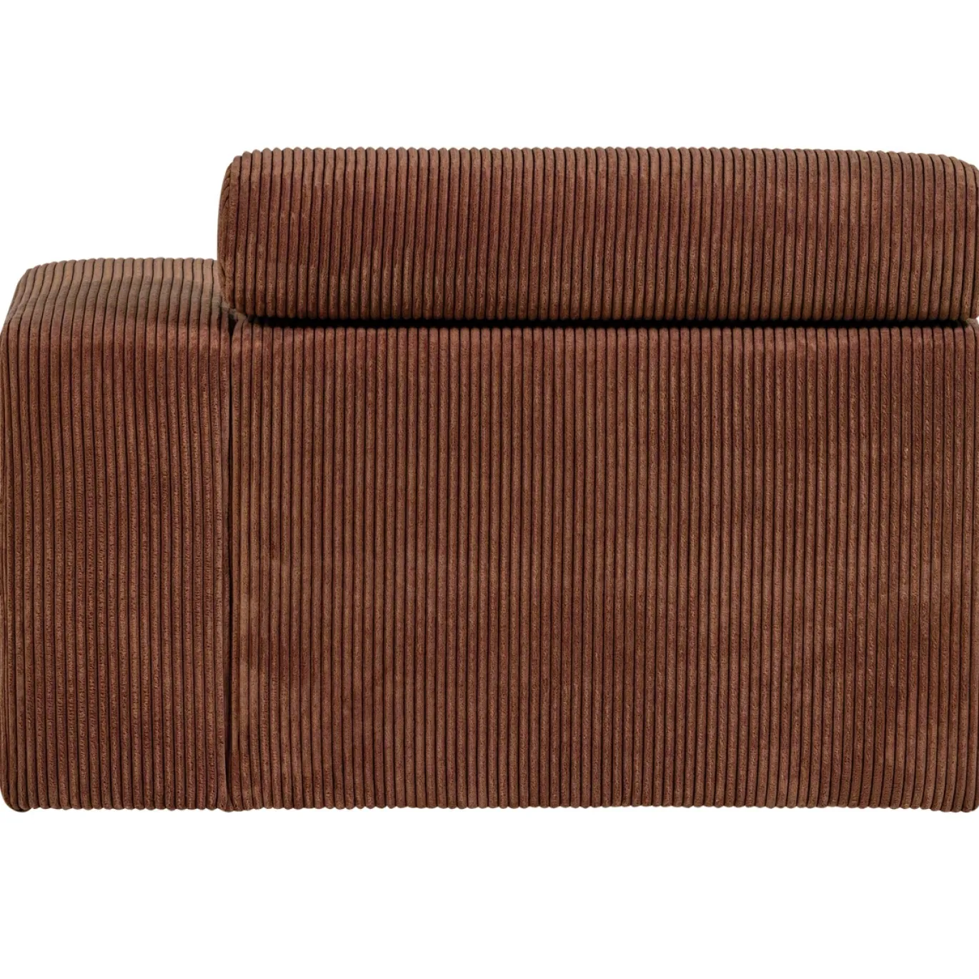 Woood Chaise Longue Novi Element Arm Rechts Ribstof Terra