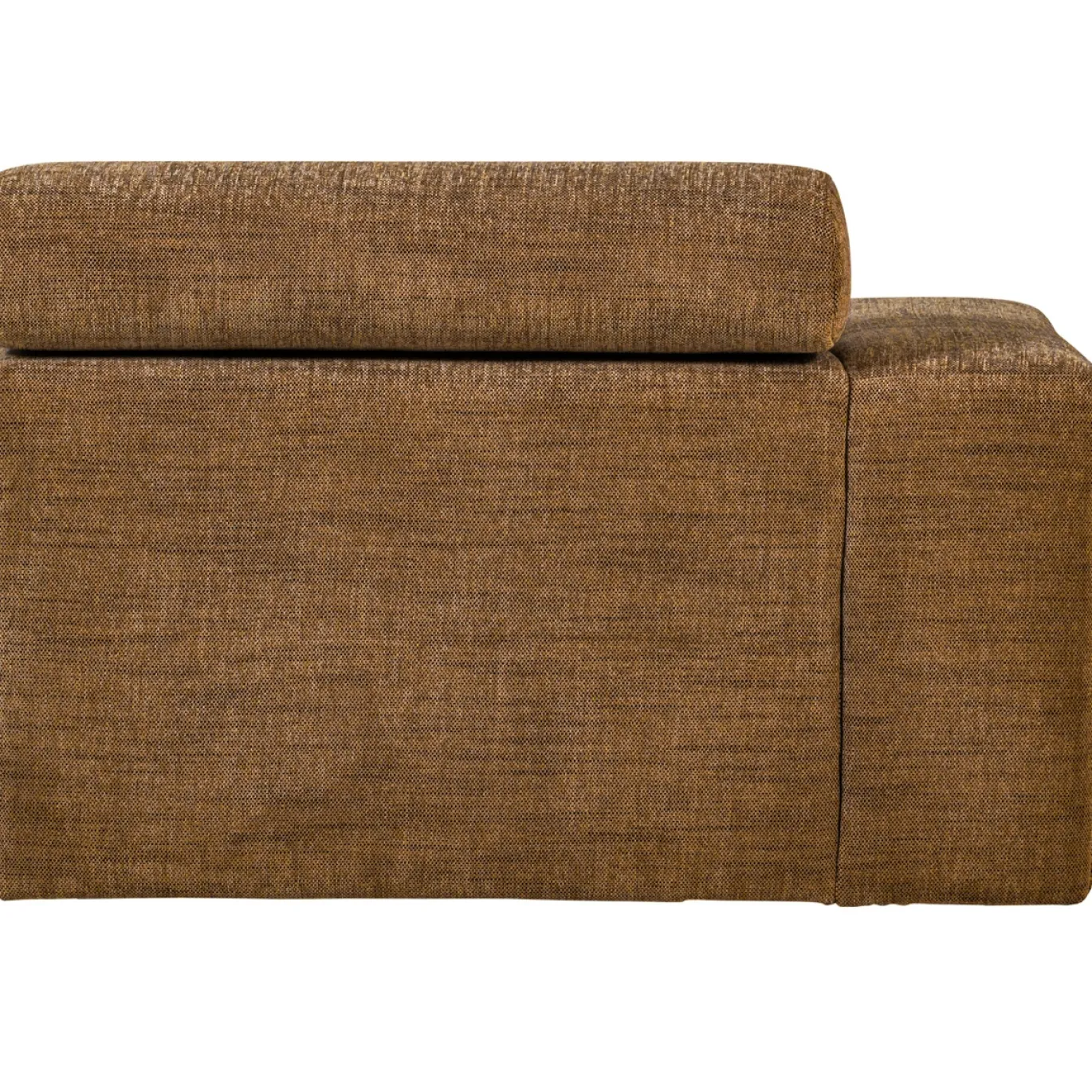 Woood Chaise Longue Novi Element Arm Links Karamelbruin Melange