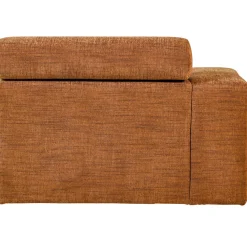 Woood Chaise Longue Novi Element Arm Links Oranje Melange