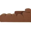 Woood Chaise Longue Novi Element Arm Links Bouclé Terra