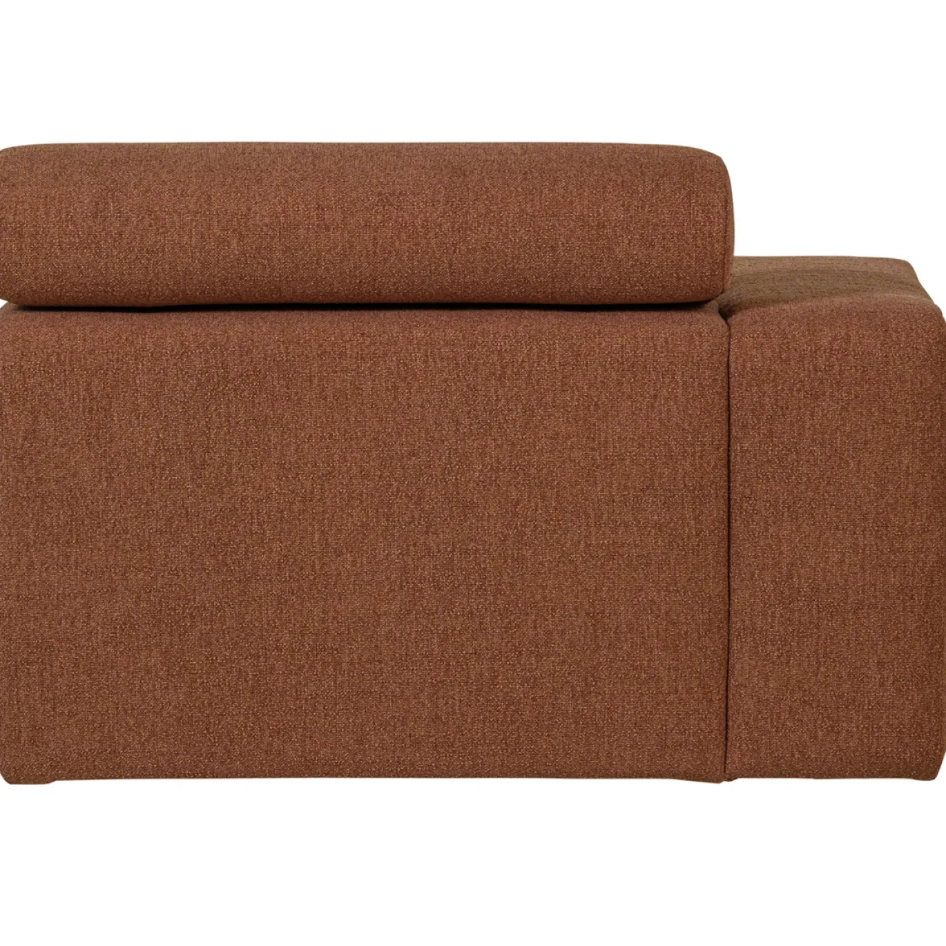 Woood Chaise Longue Novi Element Arm Links Bouclé Terra