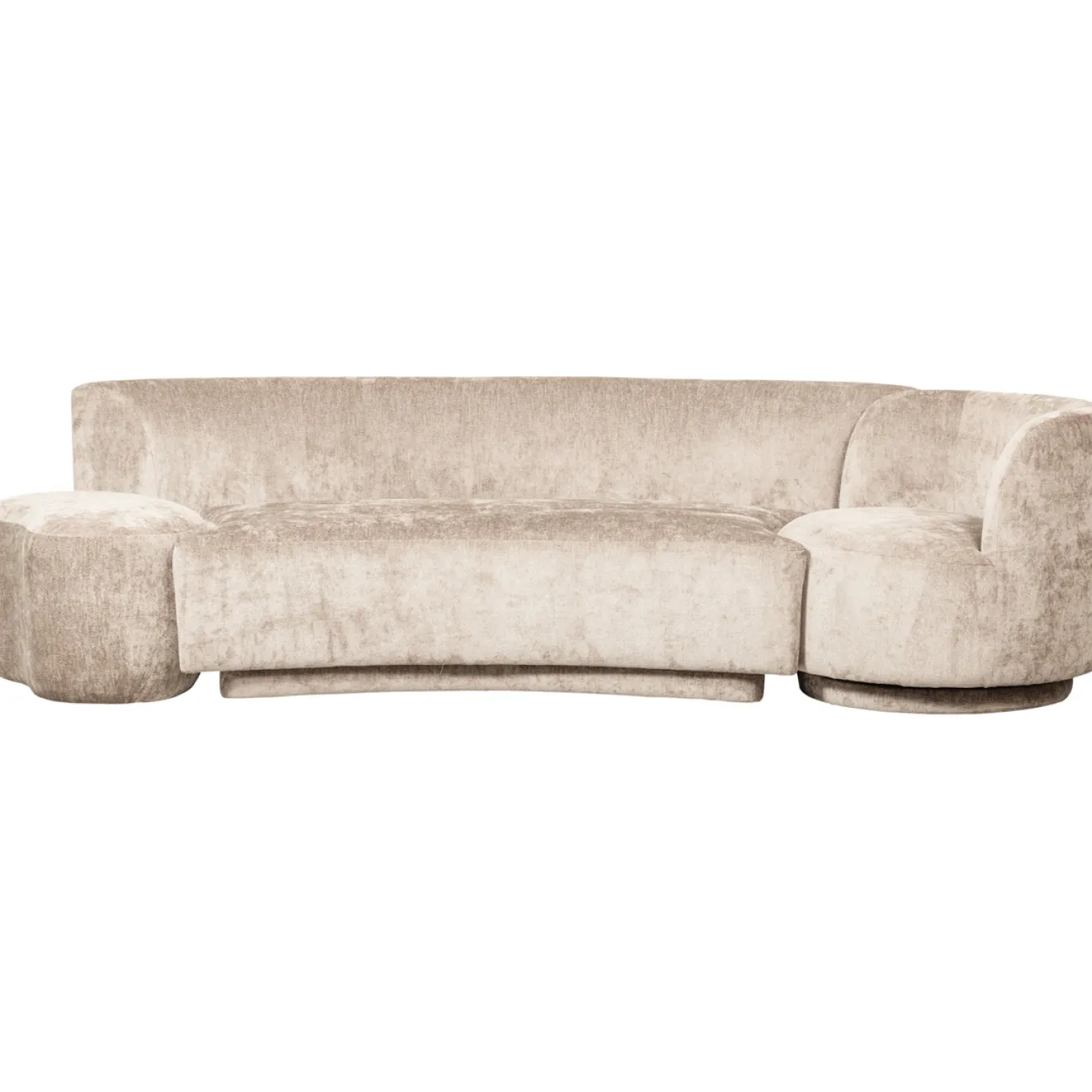Woood Combi-popular: Bank + Fauteuil + Poef Naturel