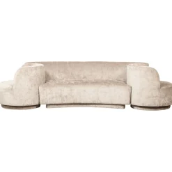 Woood Combi-popular: Bank + Fauteuils Naturel