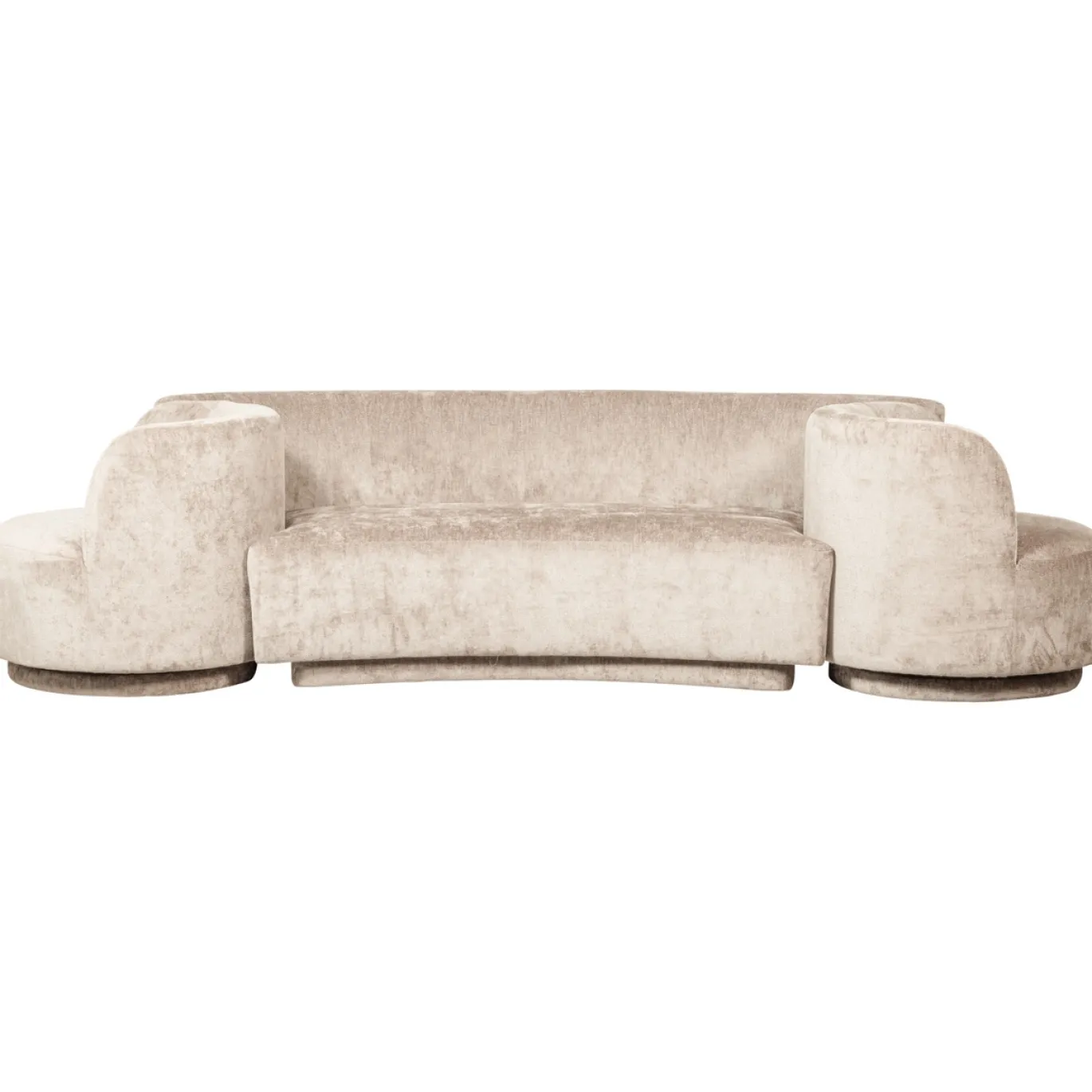 Woood Combi-popular: Bank + Fauteuils Naturel