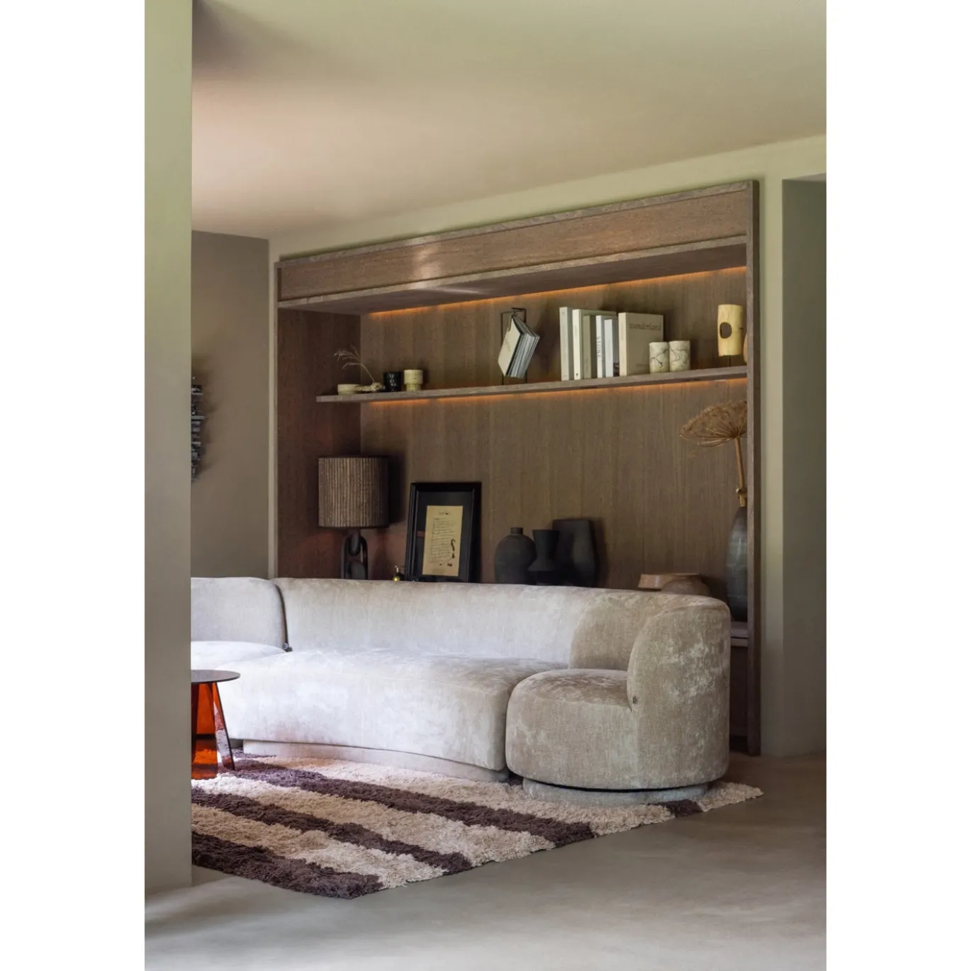 Woood Combi-popular: Bank + Fauteuils Naturel