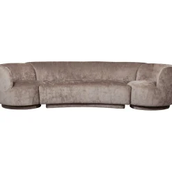 Woood Combi-popular: Bank + Fauteuils Taupe