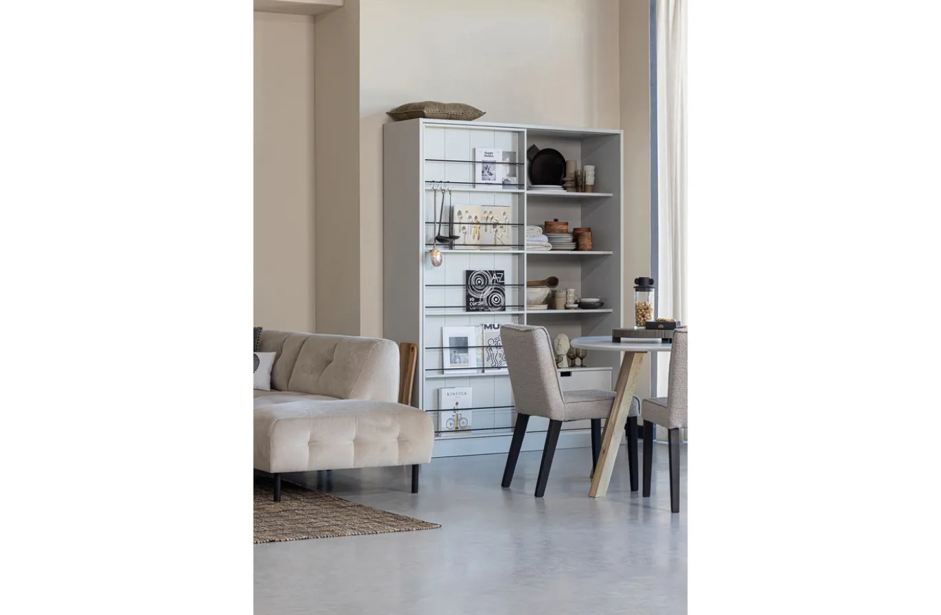 Woood Combi-tablo: Organisch Essen Mist 130x130 & 3-stand Poot