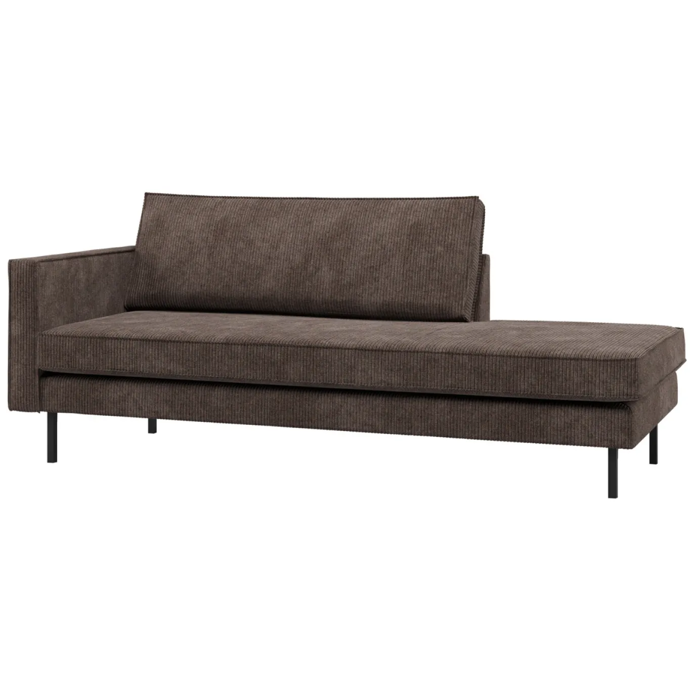 Woood Daybed Rodeo Links Ribstof Bruin