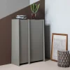 Woood Decoratieve Bijzettafel Axu Ø35x45cm Keramiek Grijsblauw