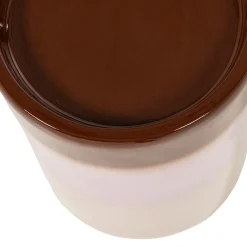 Woood Decoratieve Bijzettafel Ollo Ø35x44cm Keramiek Roze/bruin