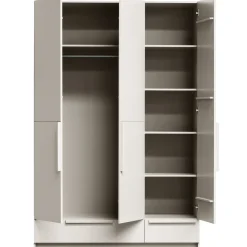 Woood 3-deurs Hang/legkast Pure - Splitdeur Grenen Dust
