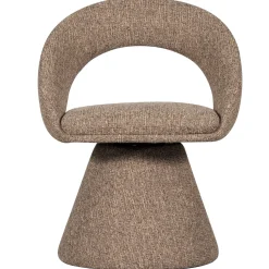 Woood Draaibare Eetkamerstoel Winter Naturel Melange