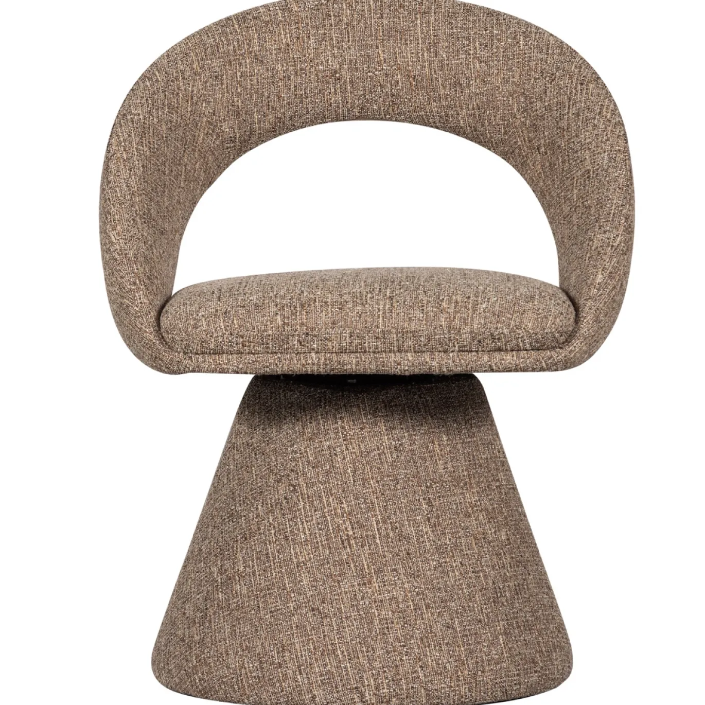 Woood Draaibare Eetkamerstoel Winter Naturel Melange
