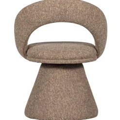 Woood Draaibare Eetkamerstoel Winter Naturel Melange