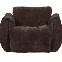 Woood Draaifauteuil Baggy 3d Chenille Donkerbruin