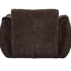 Woood Draaifauteuil Baggy 3d Chenille Donkerbruin