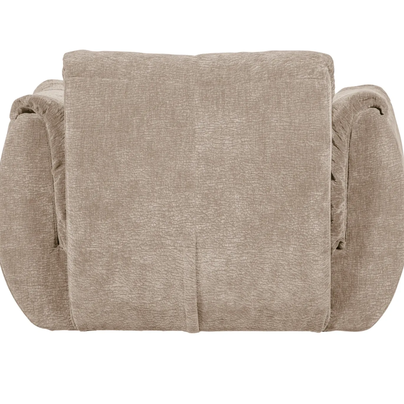 Woood Draaifauteuil Baggy 3d Chenille Zand