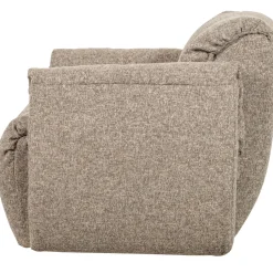 Woood Draaifauteuil Baggy Geweven Stof Bruin Melange