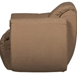 Woood Draaifauteuil Baggy Geweven Chenille Bruin