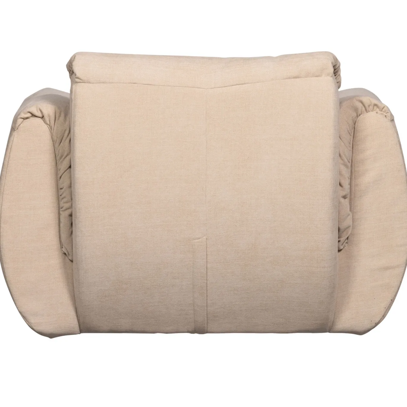 Woood Draaifauteuil Baggy Geweven Chenille Zand