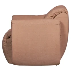 Woood Draaifauteuil Baggy Geweven Chenille Oudroze