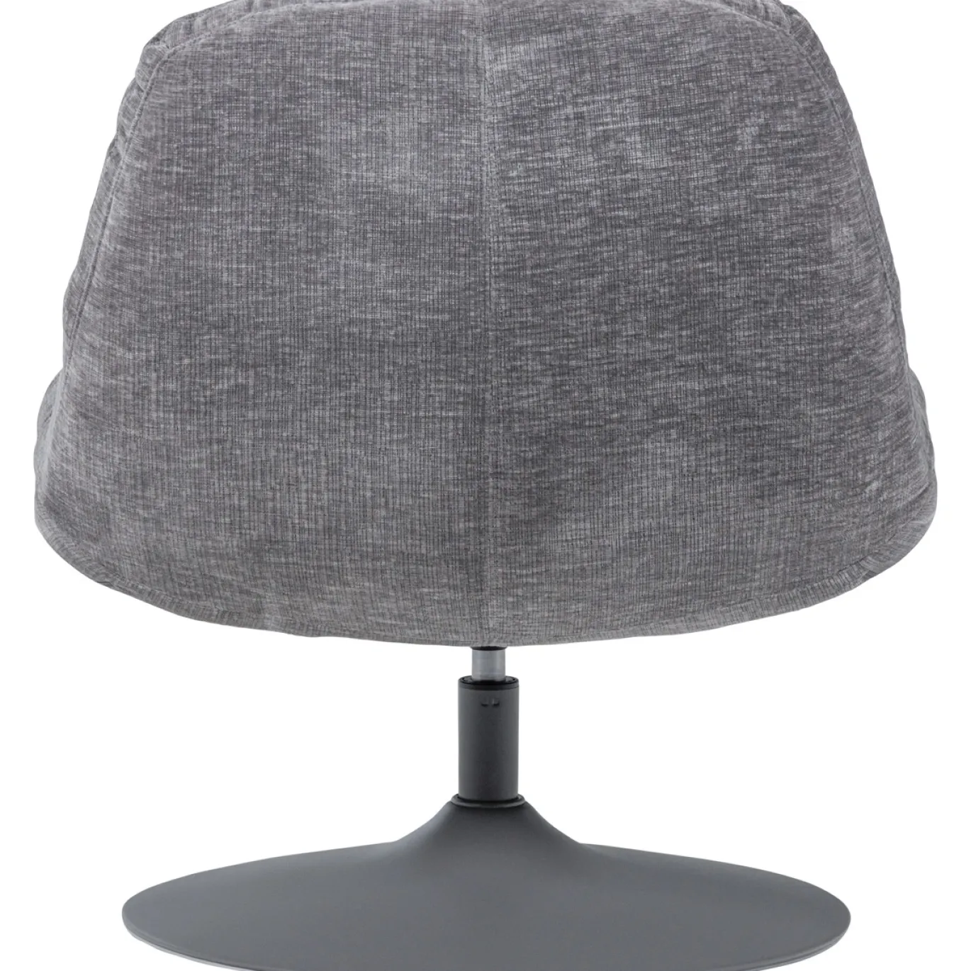 Woood Draaifauteuil Elvi Chenille Structuur Lichtgrijs