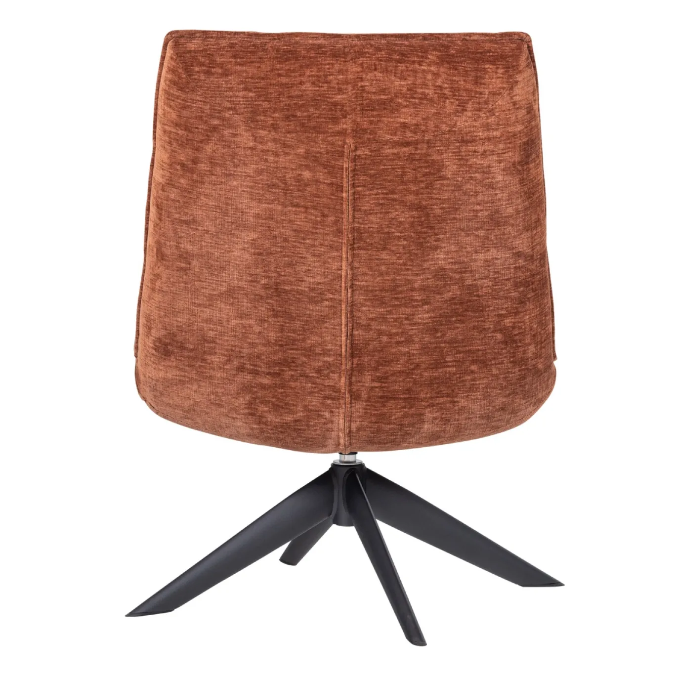 Woood Draaifauteuil Jouke Chenille Structuur Roestbruin