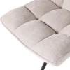 Woood Draaifauteuil Jouke Chenille Structuur Naturel