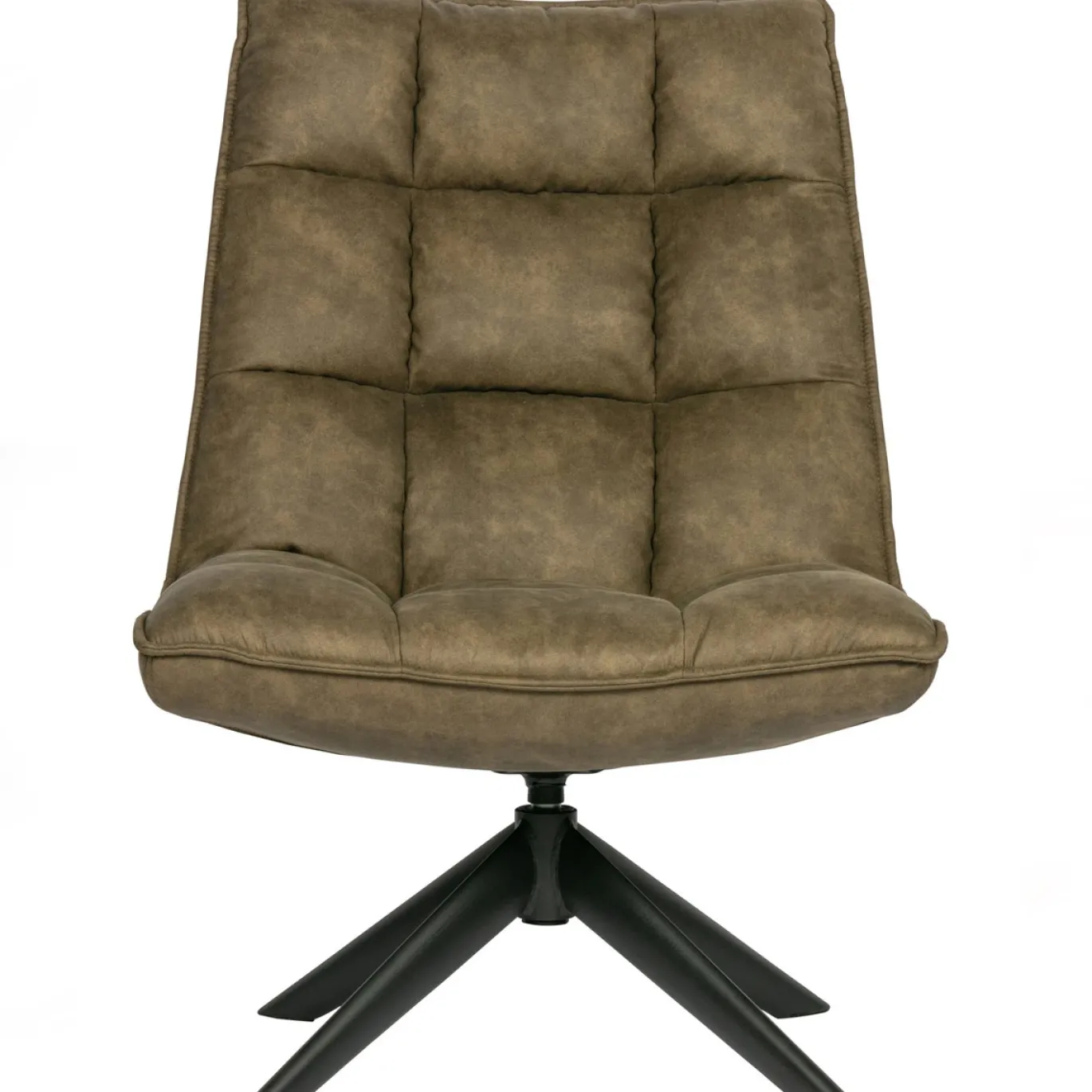 Woood Draaifauteuil Jouke Kunstleer Groen