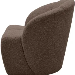 Woood Draaifauteuil Mojo Bouclé Bruin