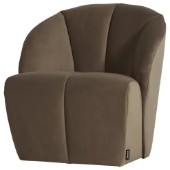 Woood Draaifauteuil Mojo Velvet Taupe