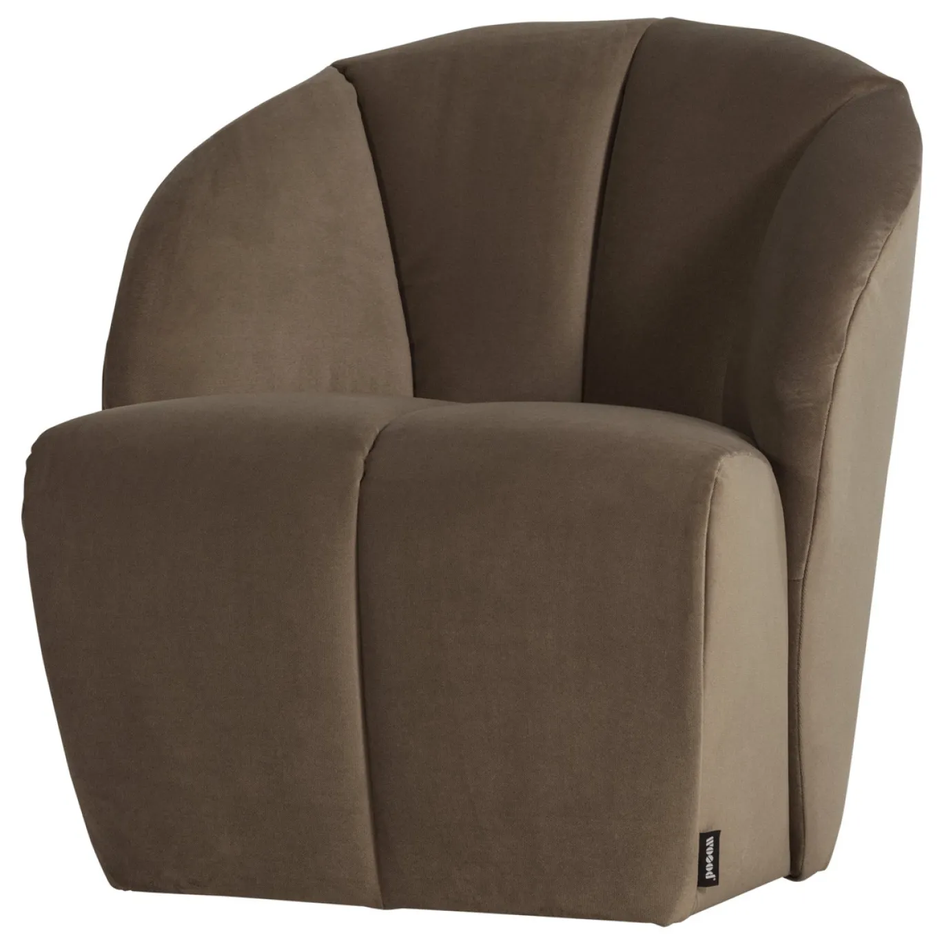 Woood Draaifauteuil Mojo Velvet Taupe