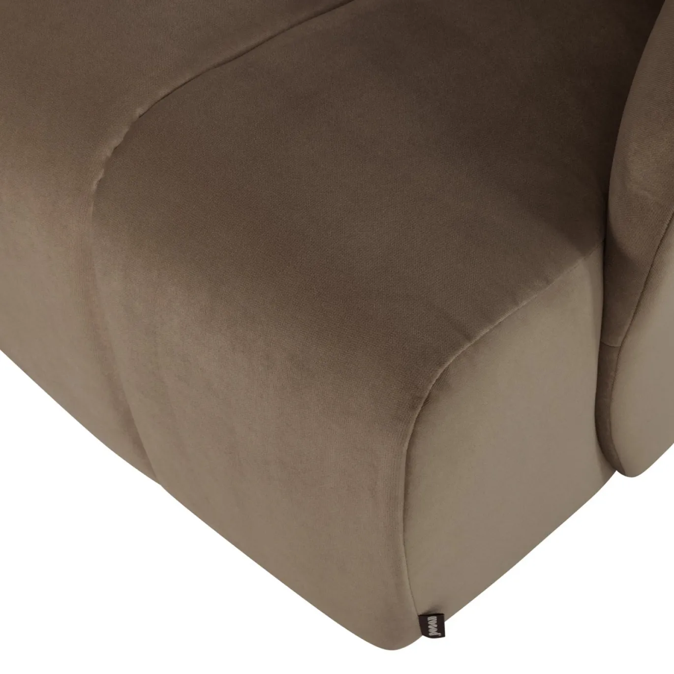 Woood Draaifauteuil Mojo Velvet Taupe