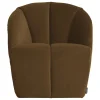Woood Draaifauteuil Mojo Velvet Honinggeel