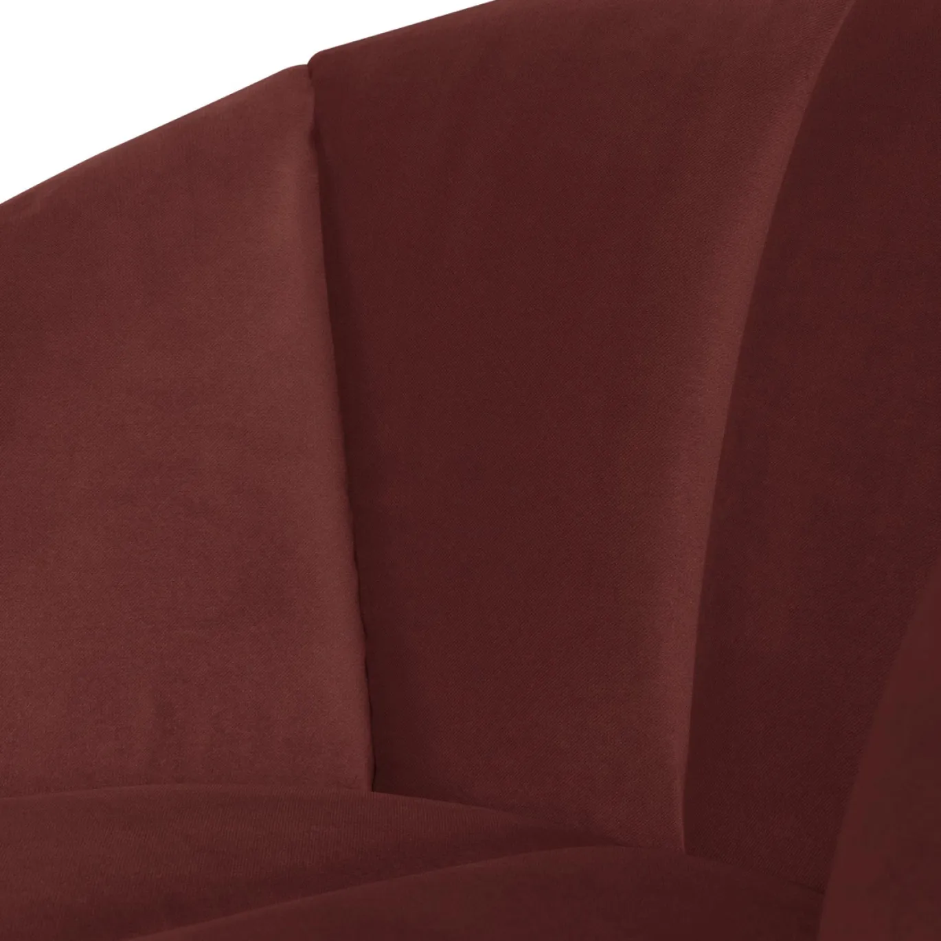 Woood Draaifauteuil Mojo Velvet Kastanjebruin