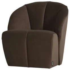 Woood Draaifauteuil Mojo Velvet Bruin
